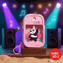 We Bare Bears Seaside Music Festival Spray Bottle (Panda)