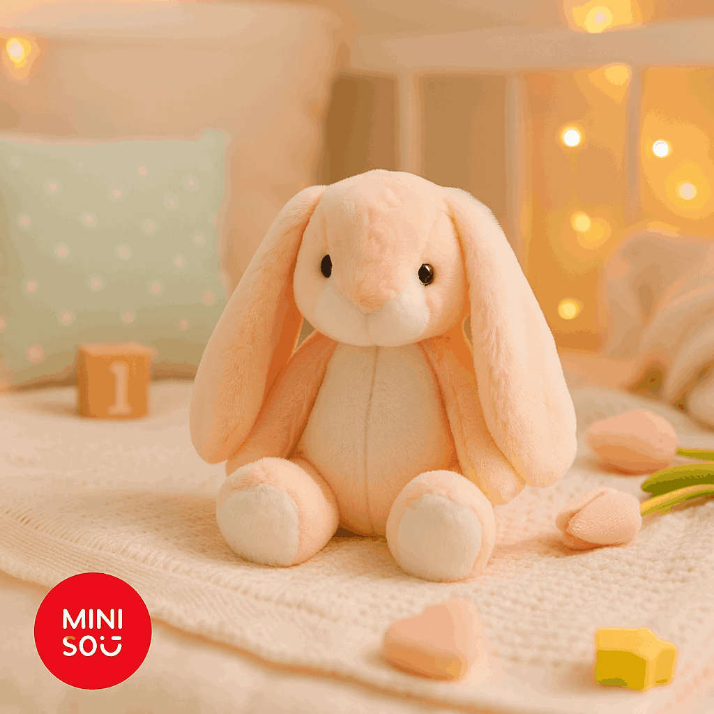 Bunny Plush Toy 25cm (Pink)