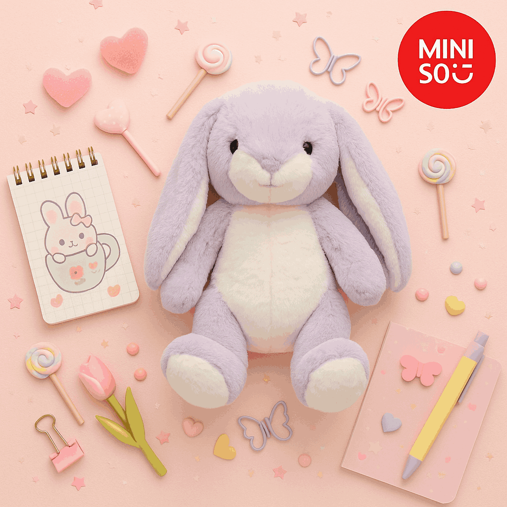 Bunny Plush Toy 25 CM (Purple)