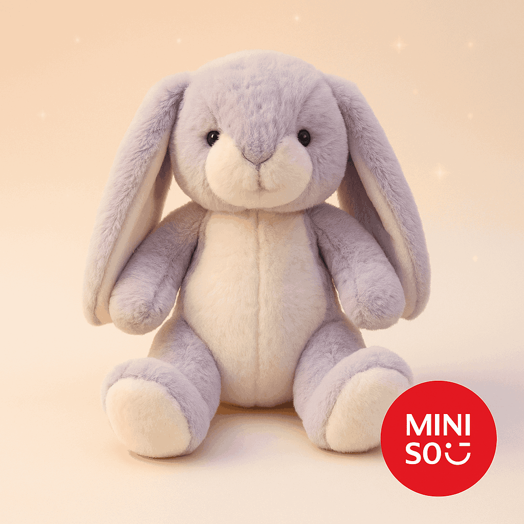 Bunny Plush Toy 25cm (Purple)