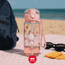 Sanrio Characters Plastic Bottle With Strap (450ML)(Pochacco)