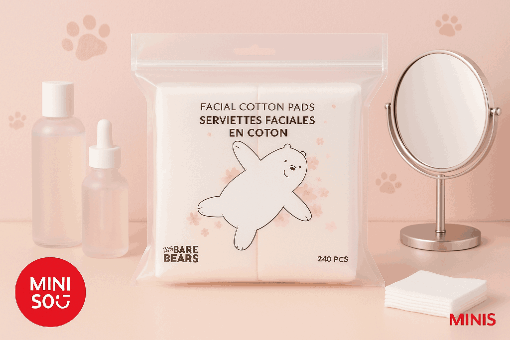 We Bare Bears Facial Cotton Pads