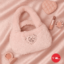 Fancy Barbie Collection Plush Handbay (Light Pink)