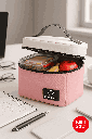 Color Blocking Mousse Lunch Bag (Pink)