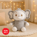Sitting Elephant Plush Toy 30 CM(GREY)
