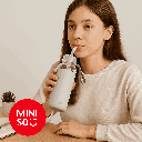 Glass Bottle with Silicone Cover 300mL(Gray)