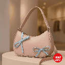 Bowknot Shoulder Bag (Pink)