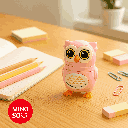Owl Sharpener & Eraser (Pink)