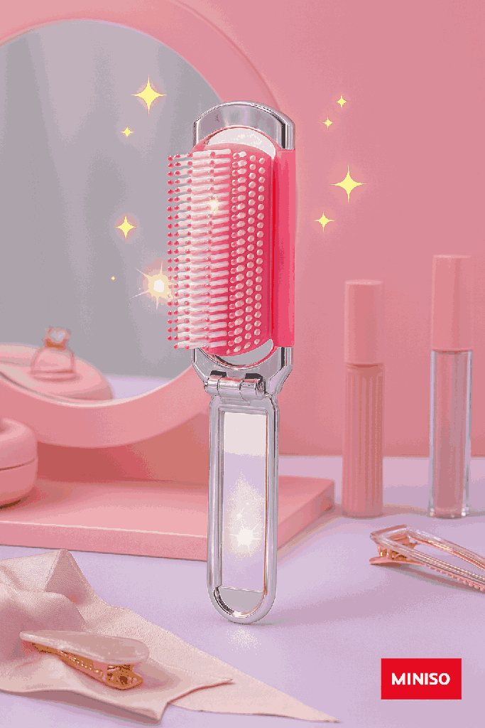 Barbie Shining collection Hair Brush With Mirror