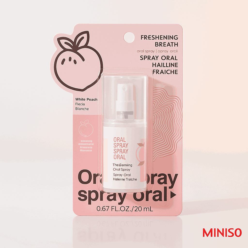 Freshening Breath Oral Spray (White Peach)