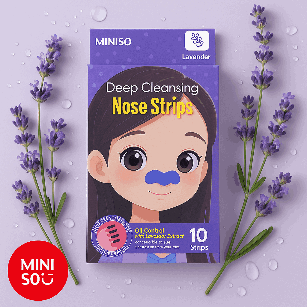 Miniso Deep Cleansing Nose Strips(Lavender)