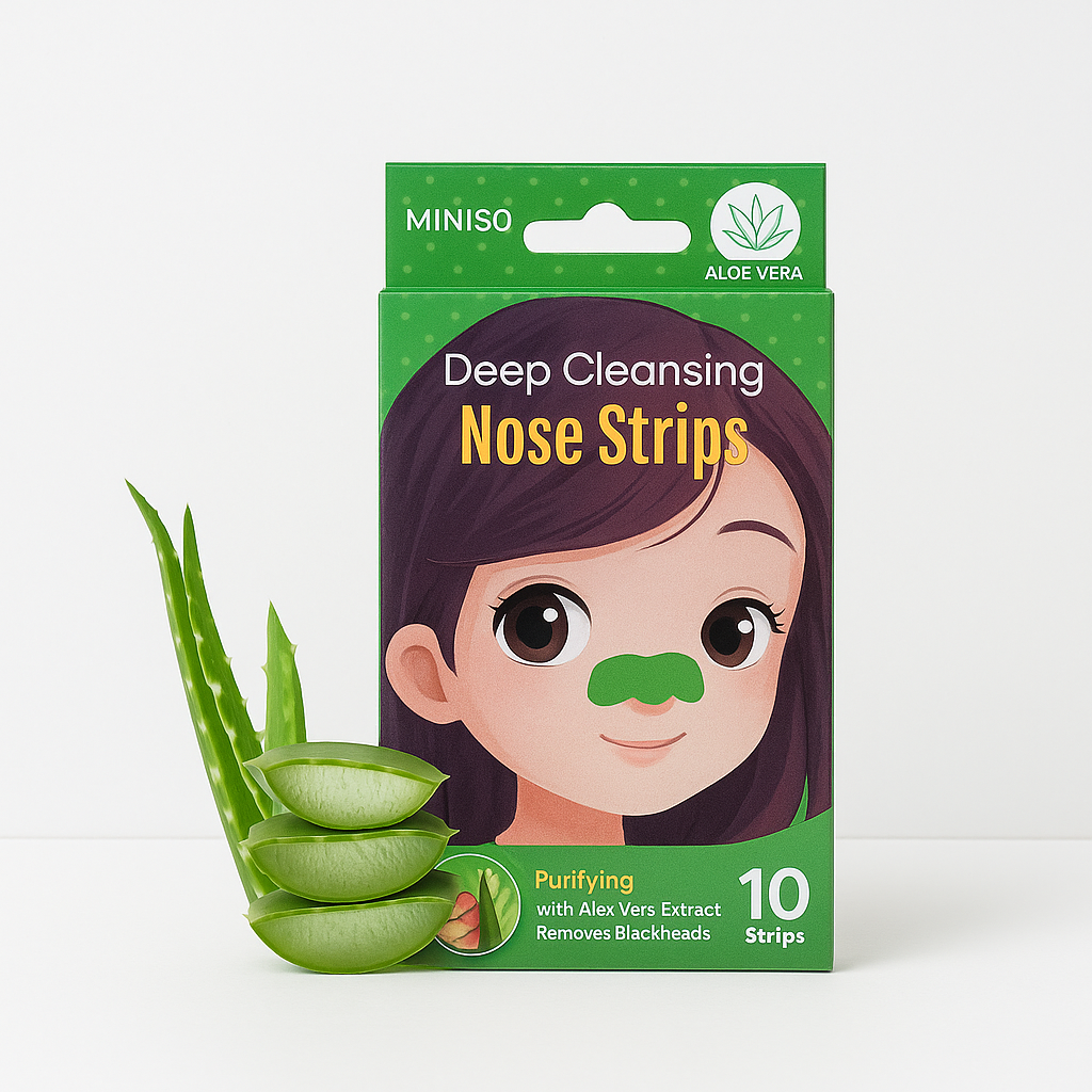 Miniso Deep Cleansing Nose Strips(Aloe Vera)
