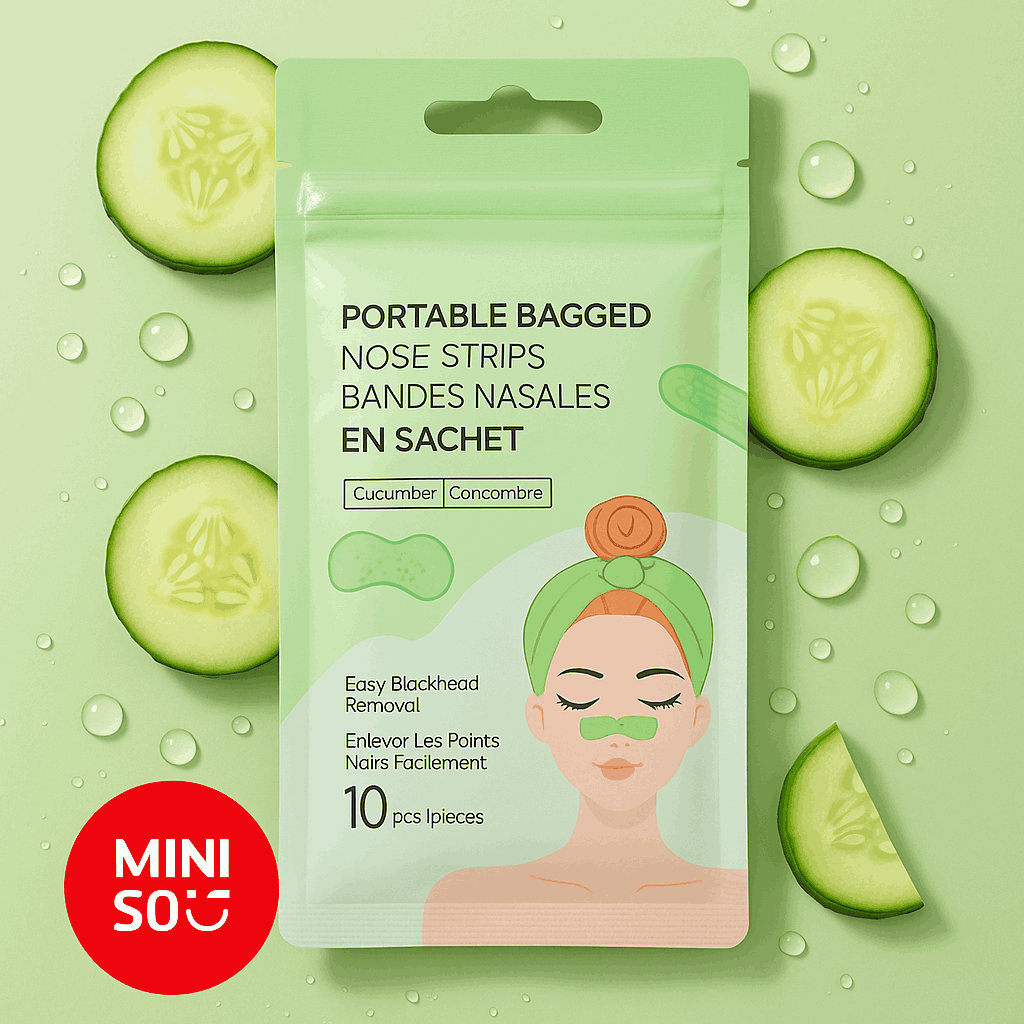 Portable Bagged Nose Strips(Cucumber)