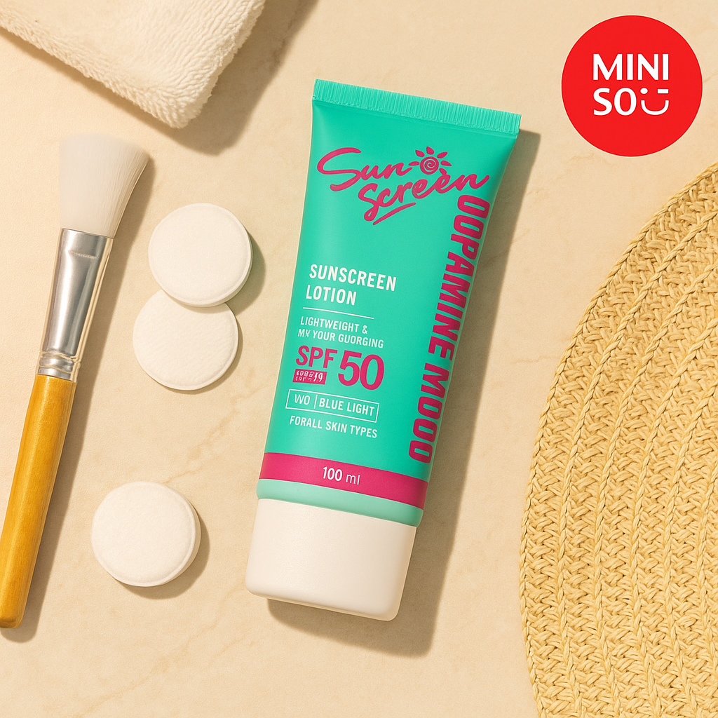 Miniso Dopamine Mood Sunscreen Body Lotion 100ML