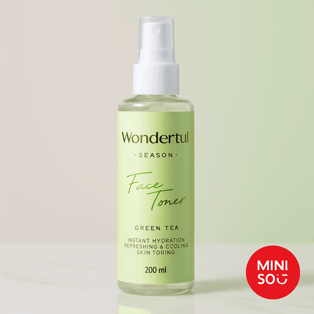 Miniso Wonderful Season Face Toner 200g(Green Tea)