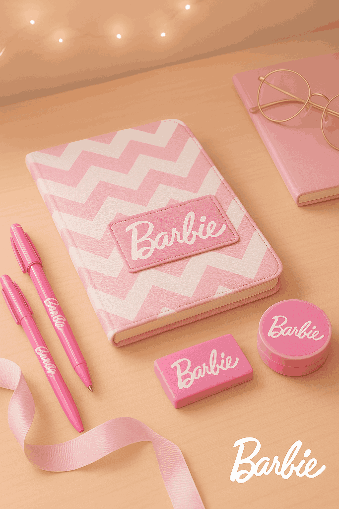 Barbie Collection Stationery Set Miniso