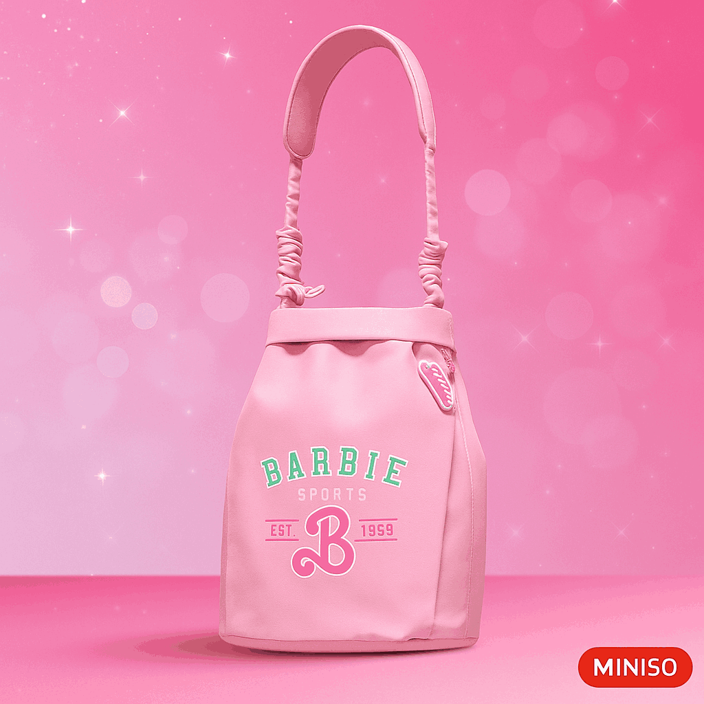 Barbie Collection Diy Water Bottle Bag(Pink)