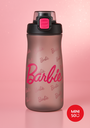 Barbie Collection Plastic Bottle With One Touch Flip Top Lid (Black)