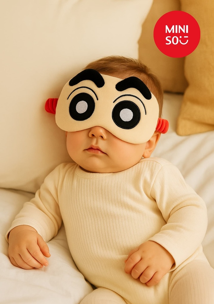 Crayon Shinchan Collection Plush Sleep Mask Miniso
