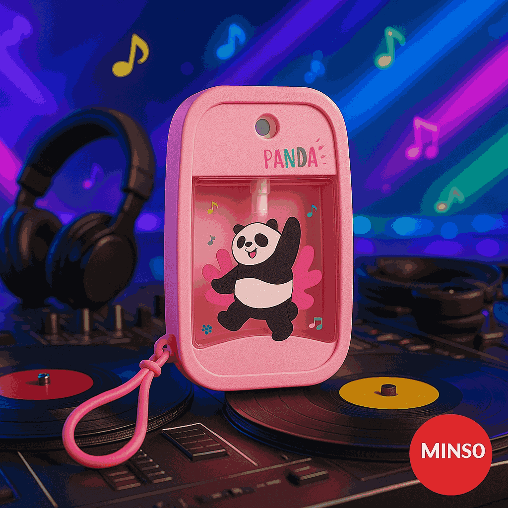 We Bare Bears Seaside Music Festival Spray Bottle (Panda)