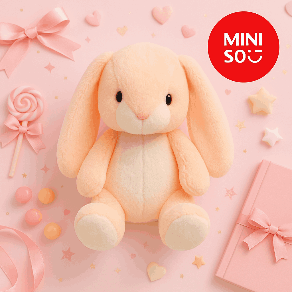 Bunny Plush Toy 25 CM (Pink)