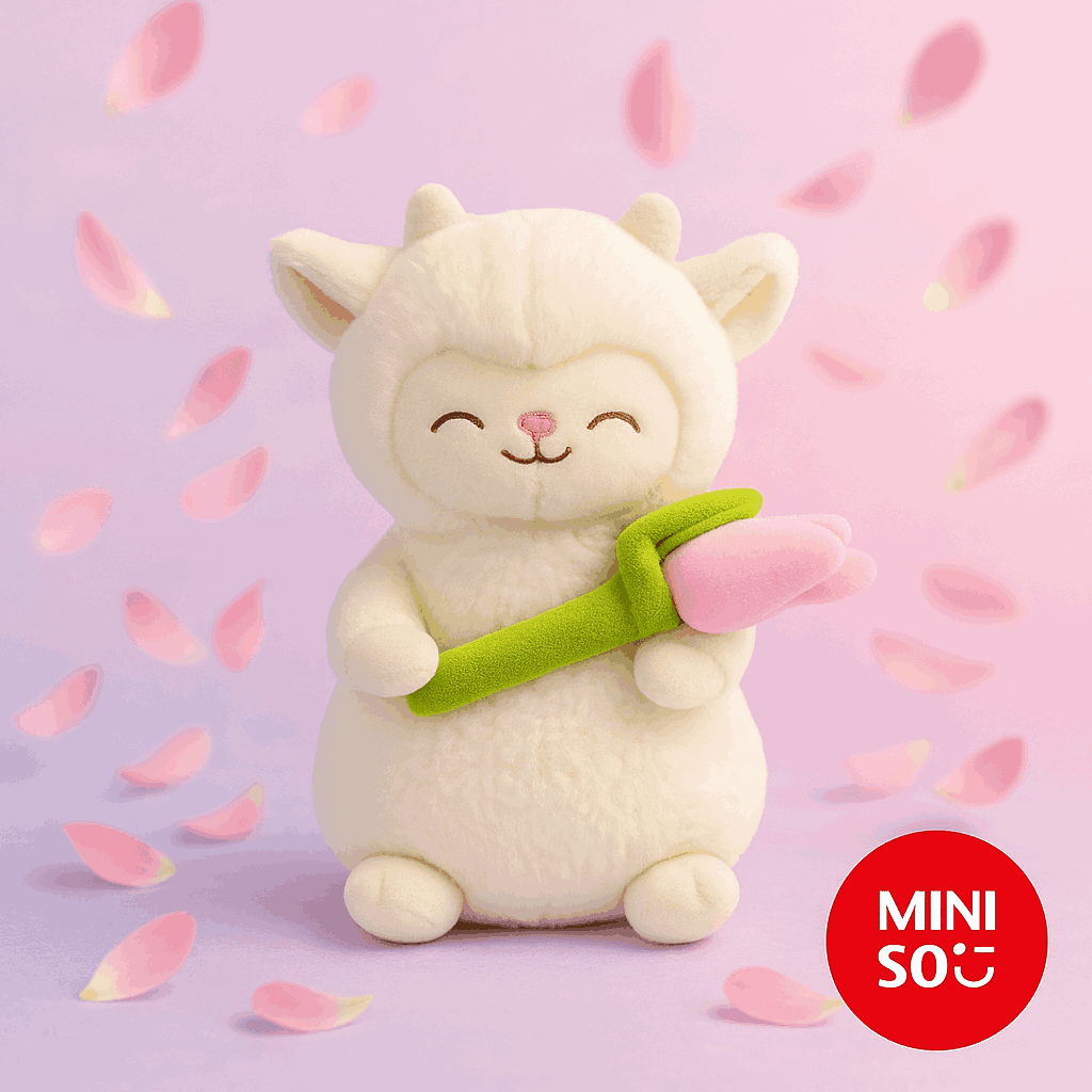 Tulip Lamb Plush Toy 26 CM