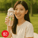 We Bare Bears Collection Plastic Cool Water Bottle (500ML)(lce Bear)