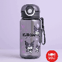 Sanrio Characters Plastic Bottle With Strap (450ML)(Kuromi)