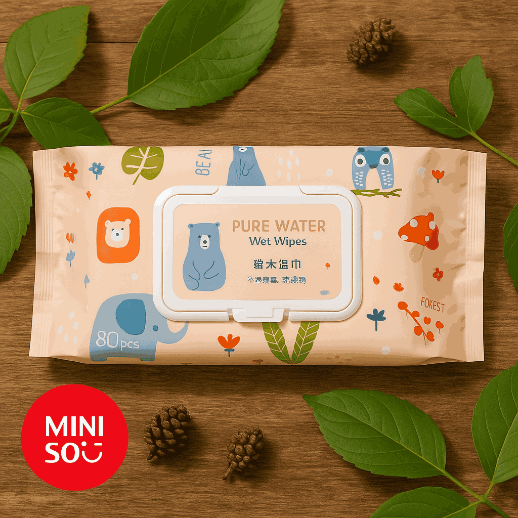 Forest Family Series Wet Wipes (80 Wipes)