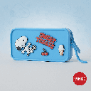 Snoopy Collection Silicone Cosmetic Bag (Blue) Miniso