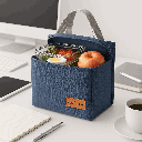 Solid Color Lanch Lunch Bag (Navy Blue) Miniso
