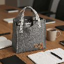 Solid Color Lanch Lunch Bag (Grey) Miniso