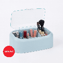 Macaron Series Large Dustproof Makeup Organizer (Blue)