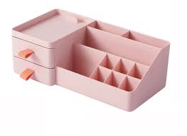 Macaron Series Multifunctional Makeup Organizer (Pink)