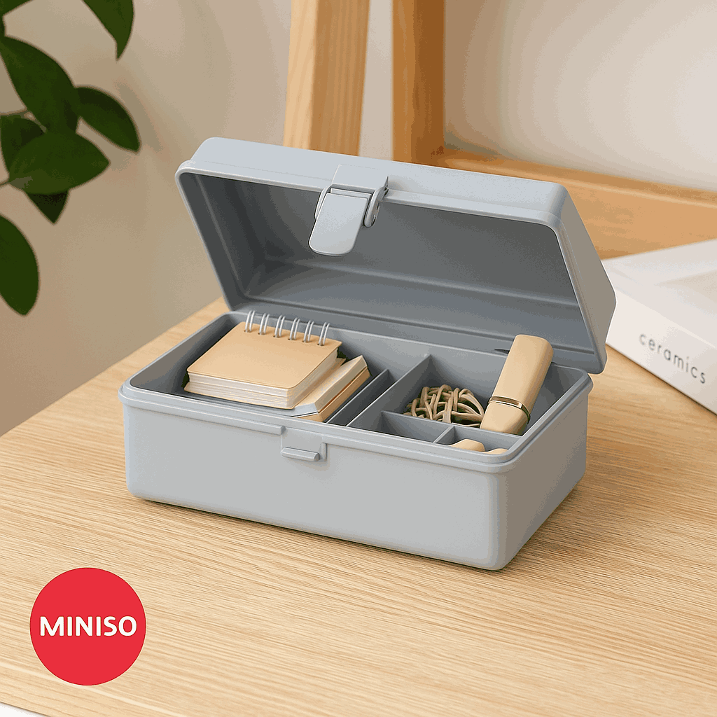Gray Series Handheld Storage Box (Light Grey)