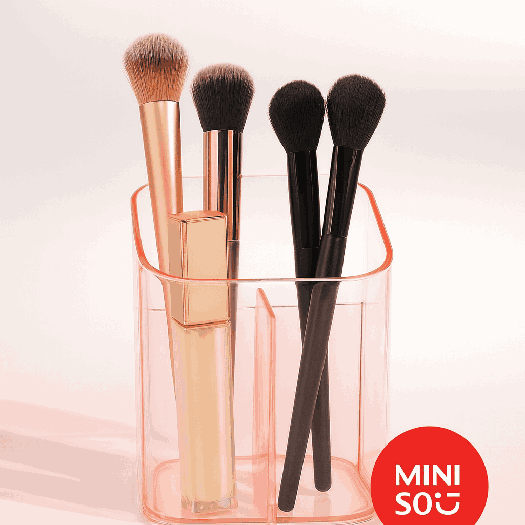 Multifunctional Cosmetic Brush Storage Bin