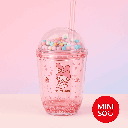 Sanrio Characters Portable Water Bottle (435ML) (Pink)