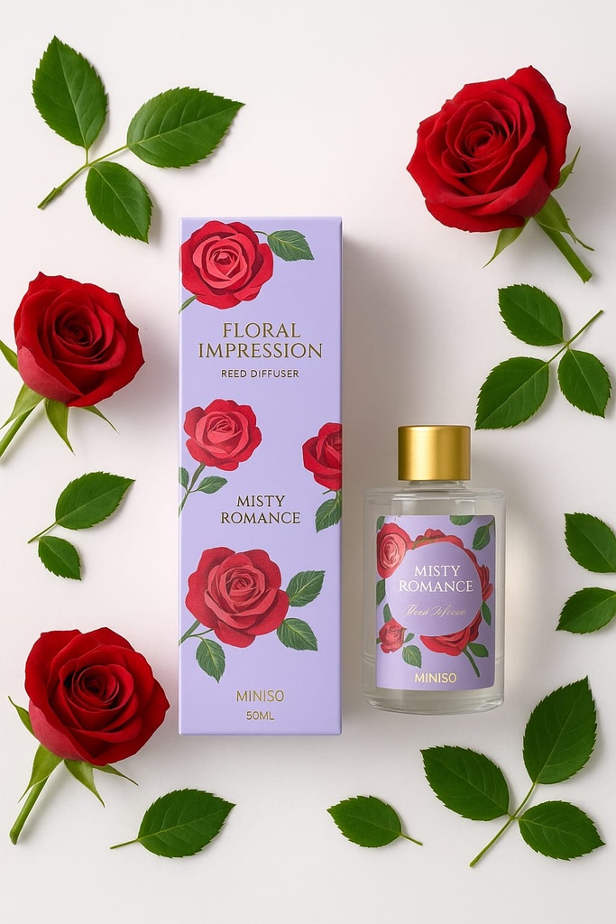 Miniso Floral Impression Reed Diffuser 50ML Miniso