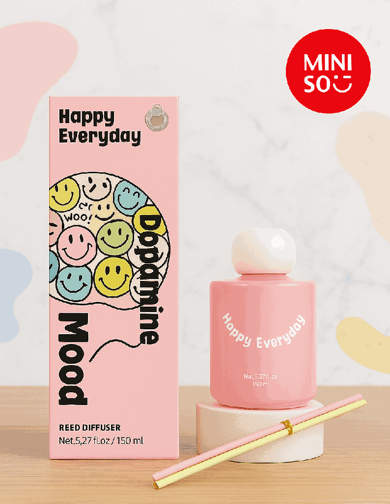 Miniso Dopamine Mood Reed Diffuser 150ML (Happy Everyday)