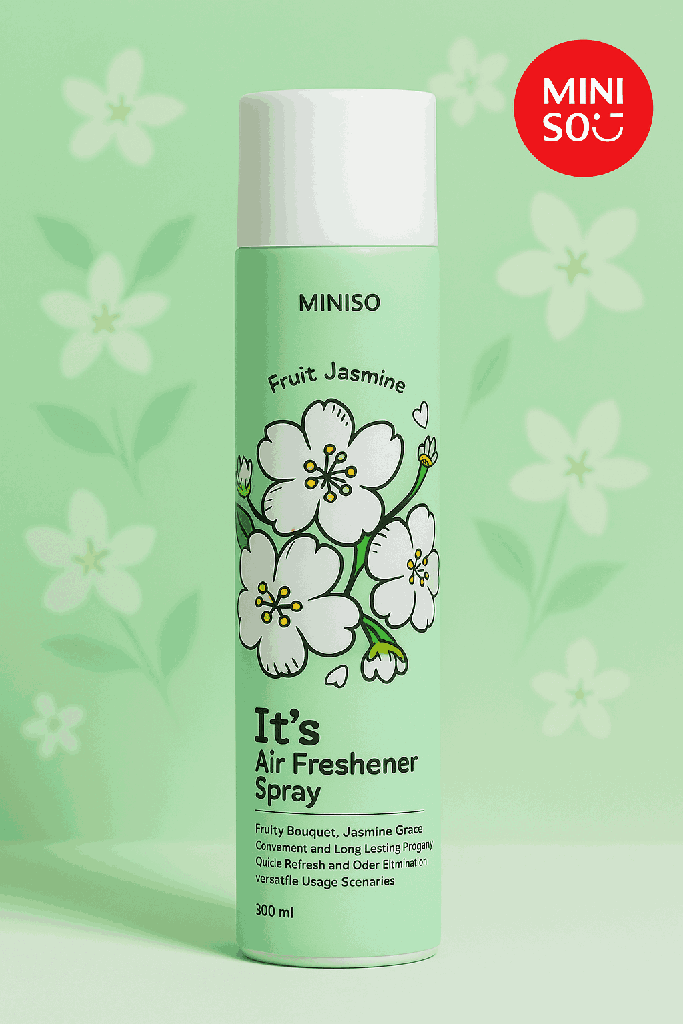 Miniso Pure Delight Air Freshener Spray 300ML (Fruit Jasmine)