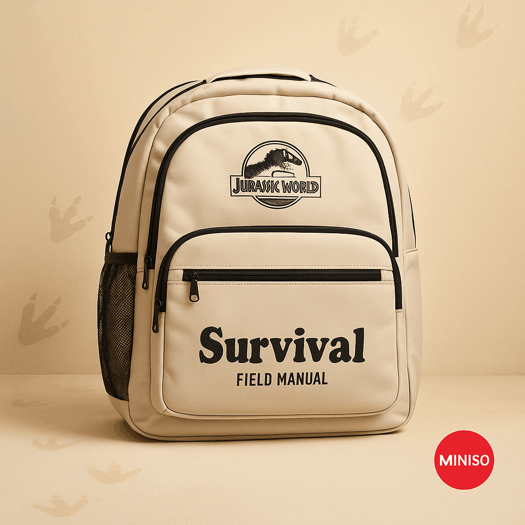 Jurassic World Sports Backpack 31L(Beige)