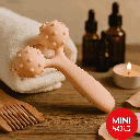 Double Ball Body Roller Massager (Pink)