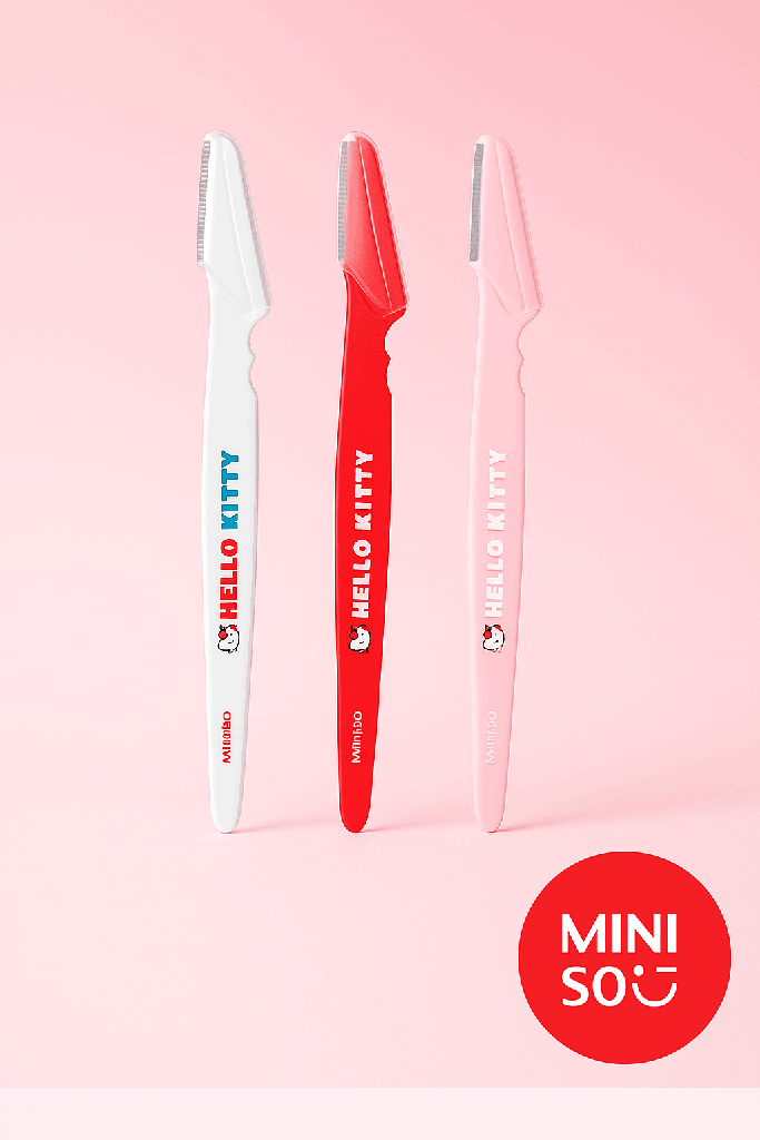 Hello Kitty Apple Collection Eyebrow Razors (3 Pieces)