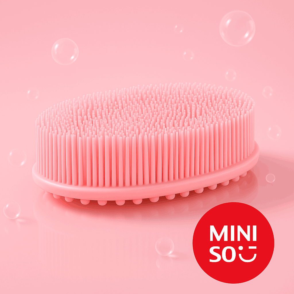 Massaging Shower Scrubber(Pink)