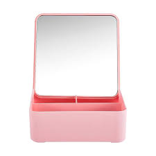 Mirror With Container Miniso