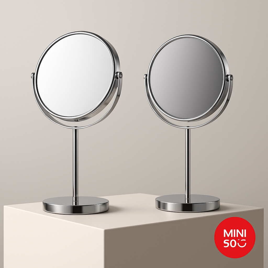 Premium Double Sided Desktop Vanity Mirror Miniso