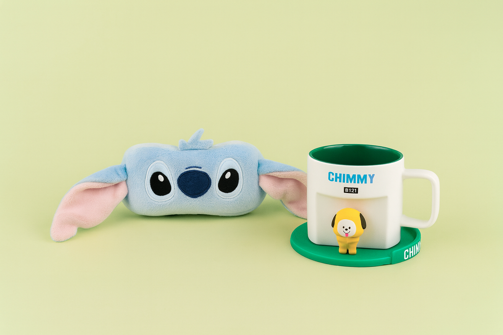 Disney Lilo & Stitch Collection Memory Foam Neck Pillow (Stitch)