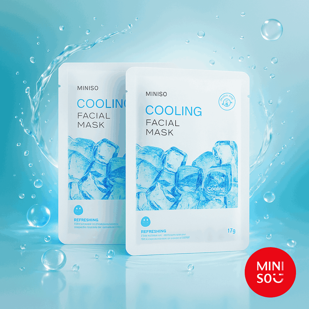 Miniso Essence Facial Mask(Hyaluronic Acid)Pack Of 2