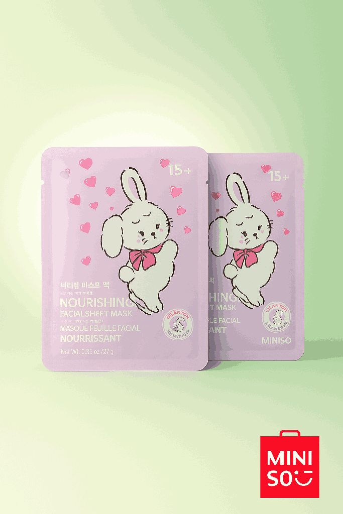 MIKKO Collection Nourishing Facial Sheet Mask(Allantoin)Pack Of 2