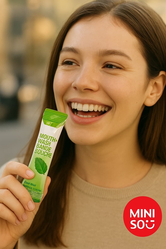 Cool Mint Fresh Breath Portable Mouthwash(10 Pieces)